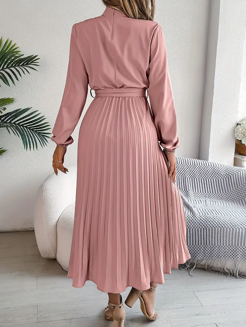 Celeste Pleated Midi Dress - Image 8