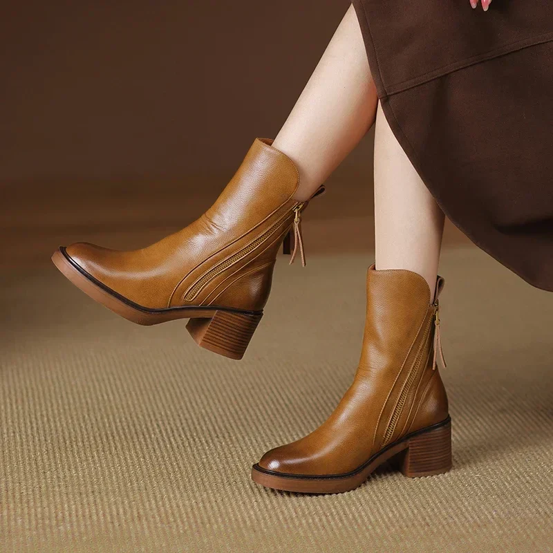 Charlotte Reed Genuine Leather Boots - Image 3