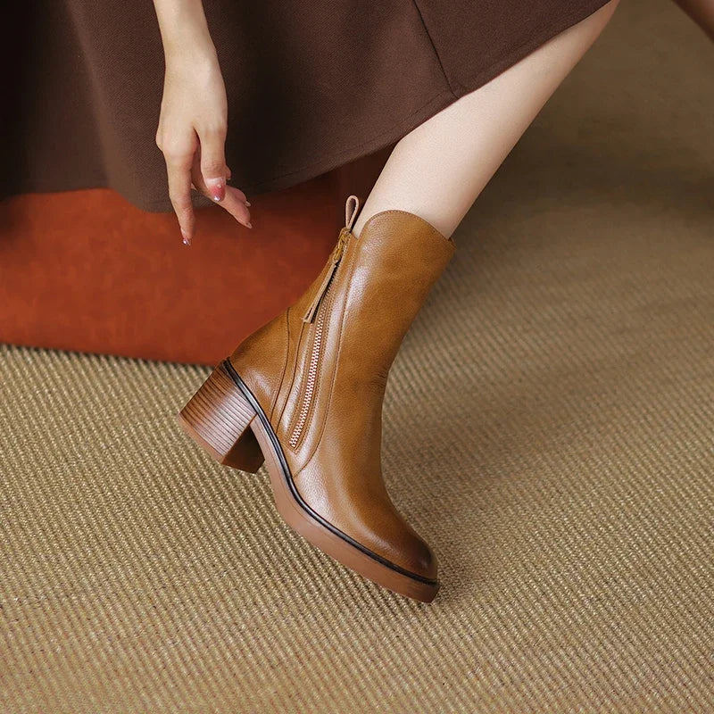 Charlotte Reed Genuine Leather Boots - Image 4