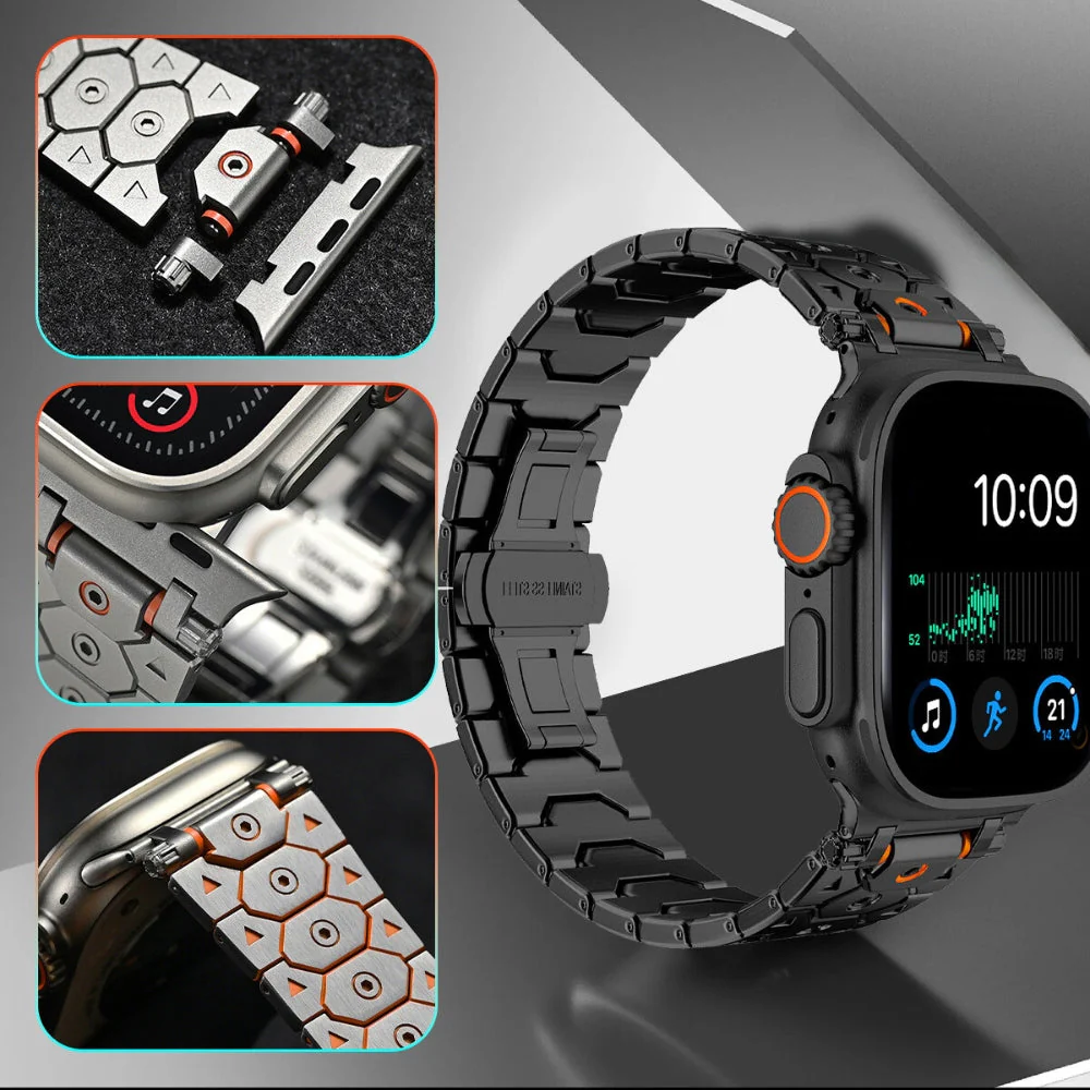 CLAIRS TITANIUM APPLE WATCH BAND - Image 24