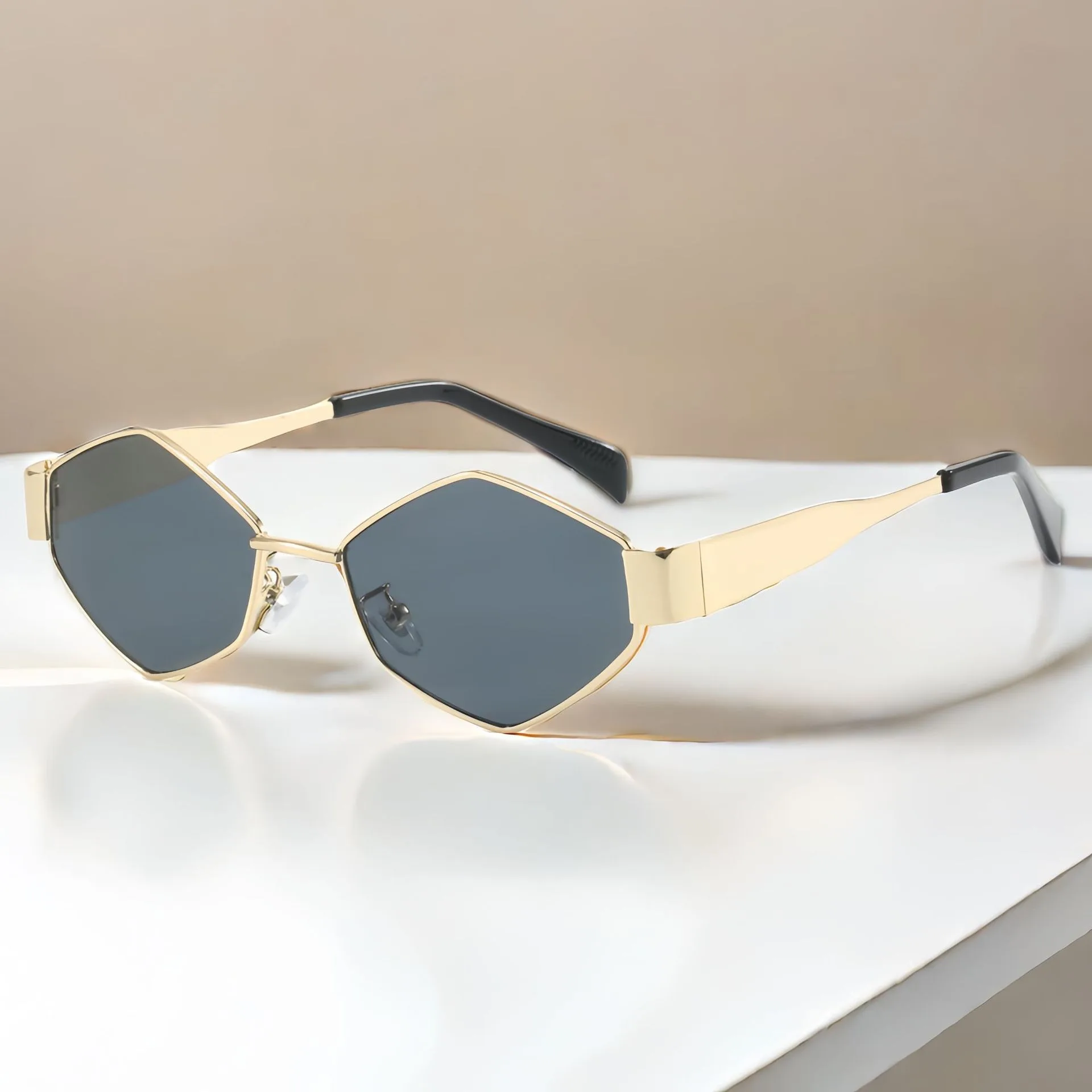 Clara May Geometric Sunglasses - Image 3