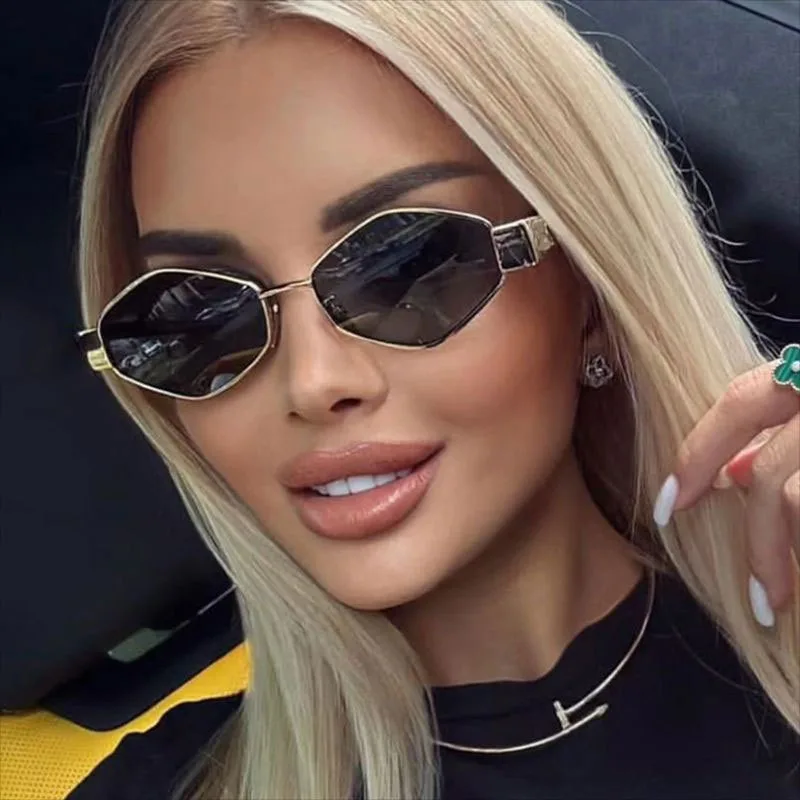 Clara May Geometric Sunglasses - Image 6