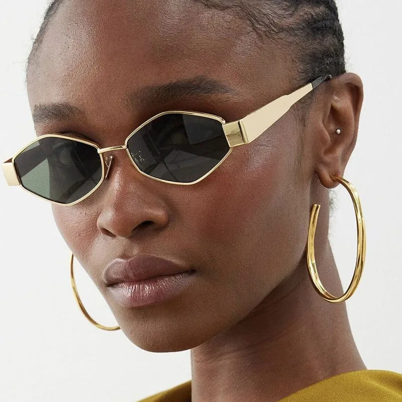 Clara May Geometric Sunglasses - Image 7
