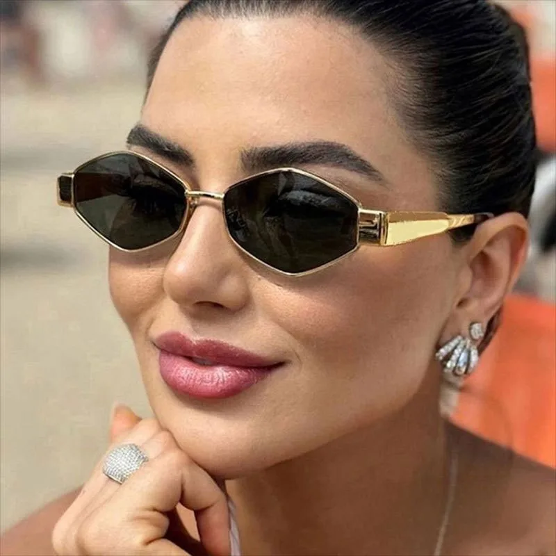 Clara May Geometric Sunglasses - Image 8