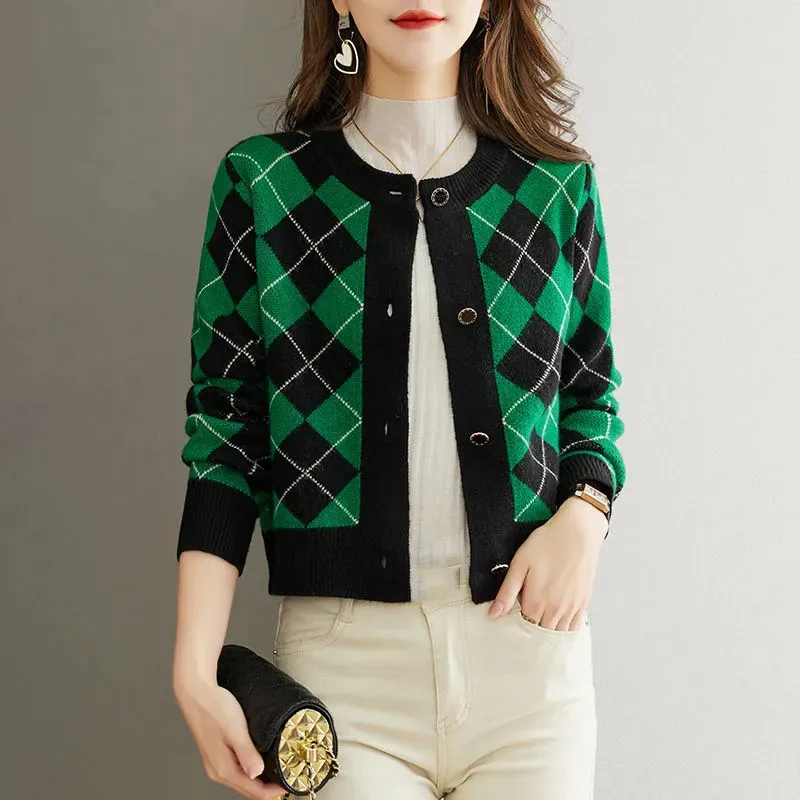 Clara Woods Argyle Top - Image 2