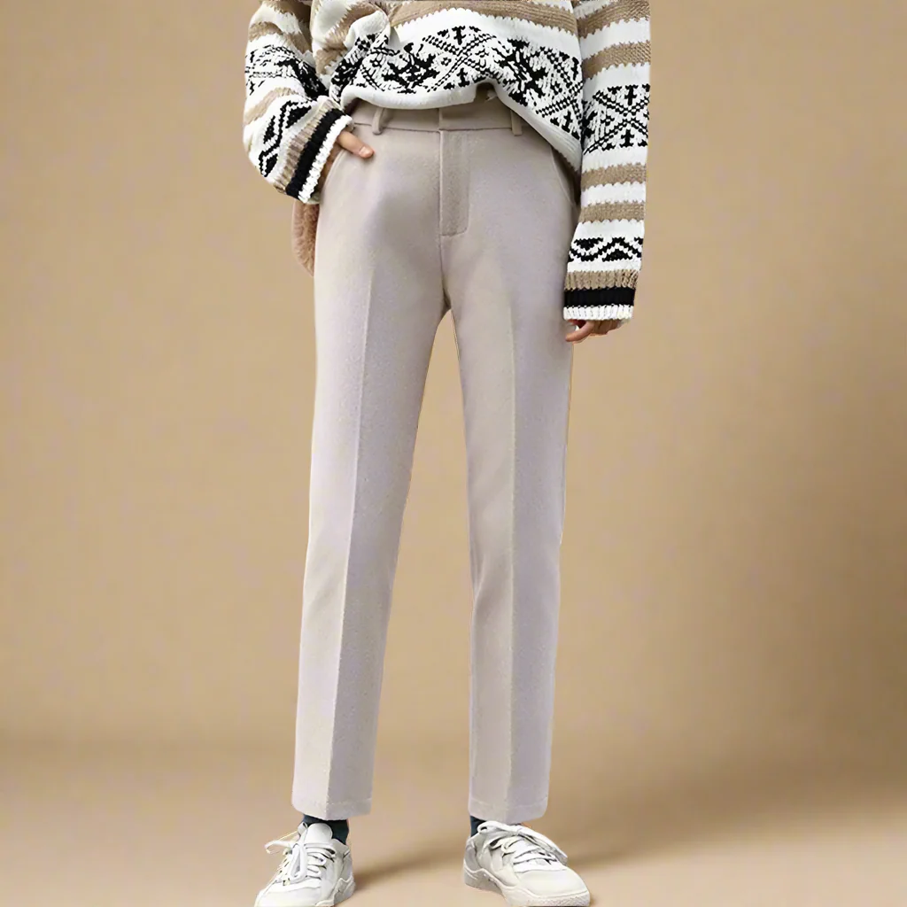 Clara Woods Herringbone Trousers - Image 3