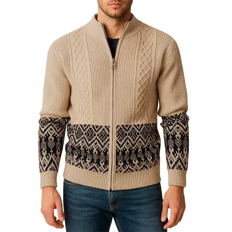 Cole Archer Nordic Zip Sweater - Image 5