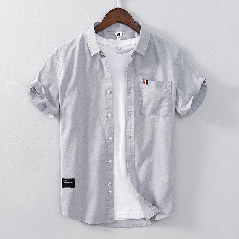 Dan Anthony Short Sleeve Cotton Shirt - Image 3