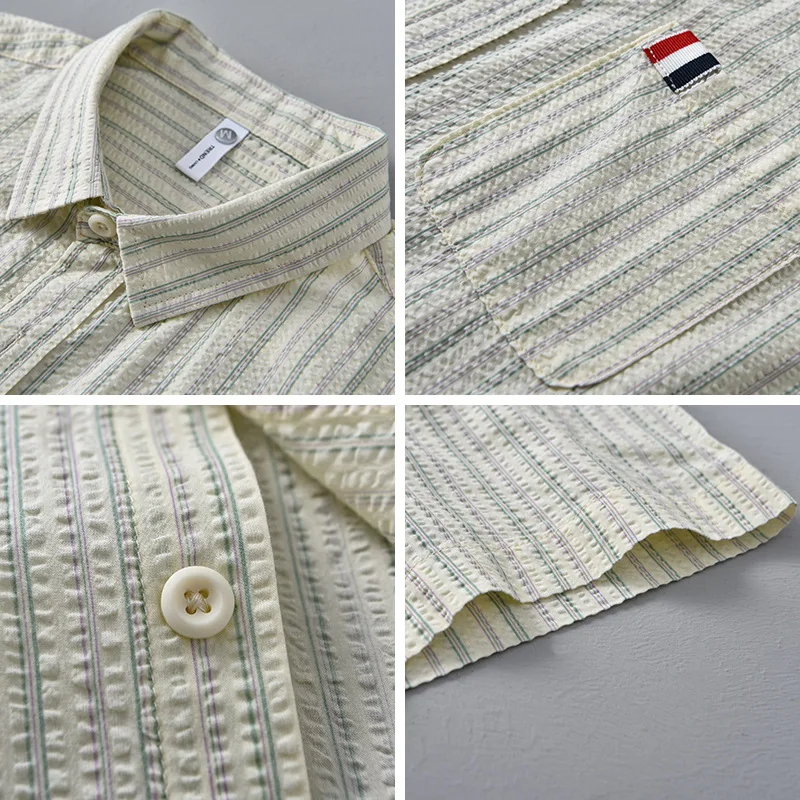 Dan Anthony Striped Short Sleeve - Image 3