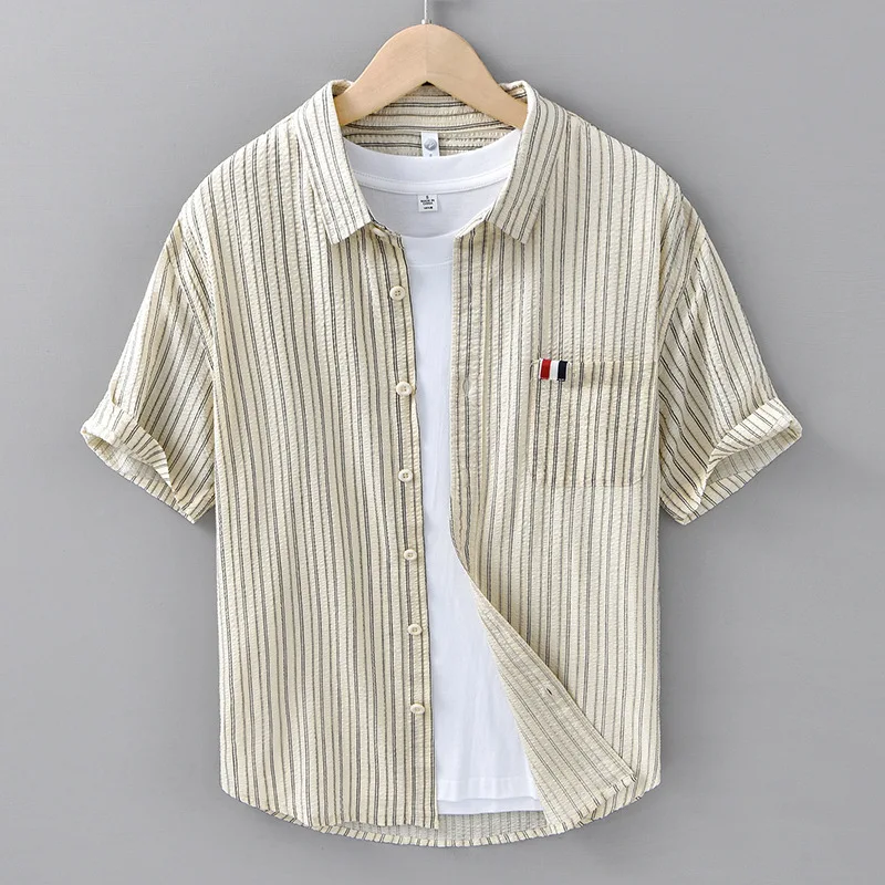 Dan Anthony Striped Short Sleeve - Image 4