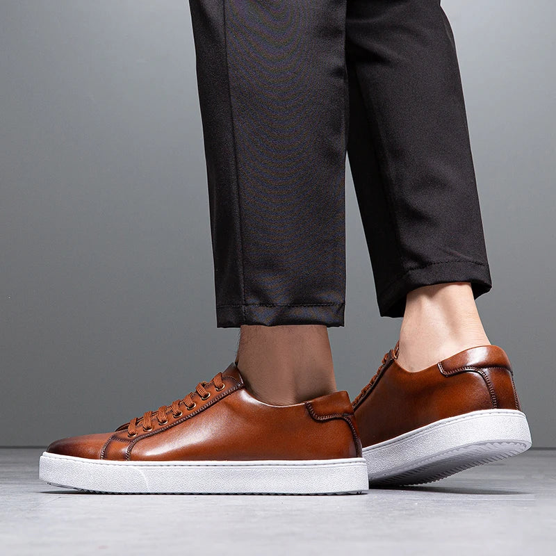 Dan Harrington Handmade Leather Sneakers - Image 11