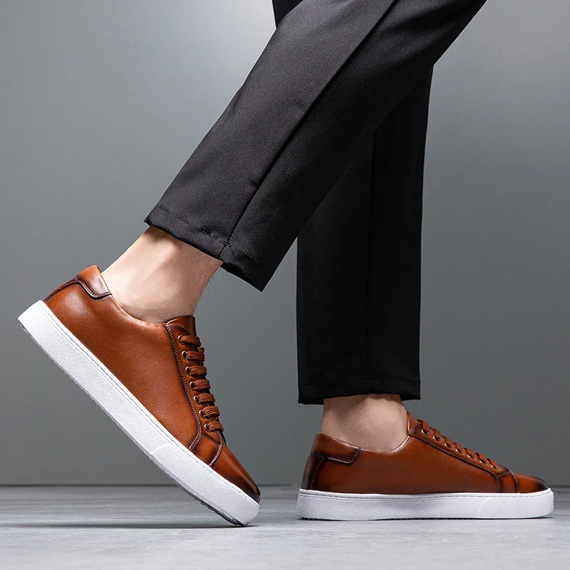 Dan Harrington Handmade Leather Sneakers - Image 12