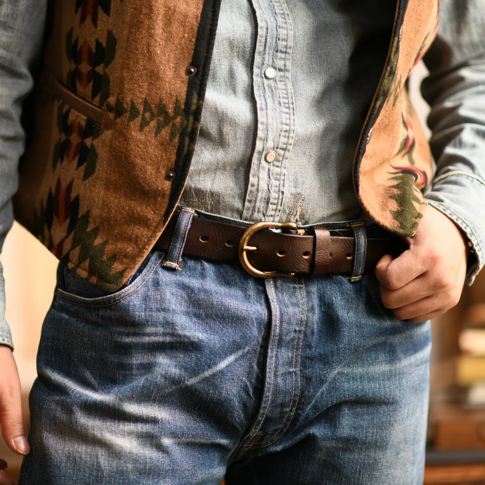 Dan Wellington Cow Leather Belt - Image 4