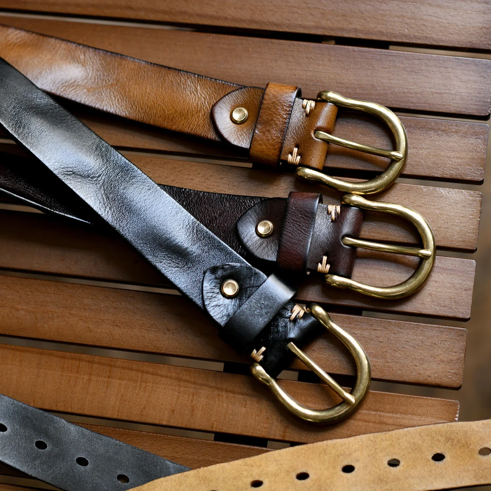 Dan Wellington Cow Leather Belt - Image 7