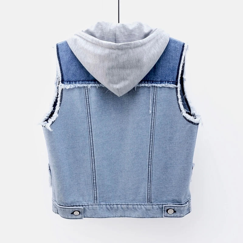 Dan Wellington Hooded Denim Jacket - Image 2