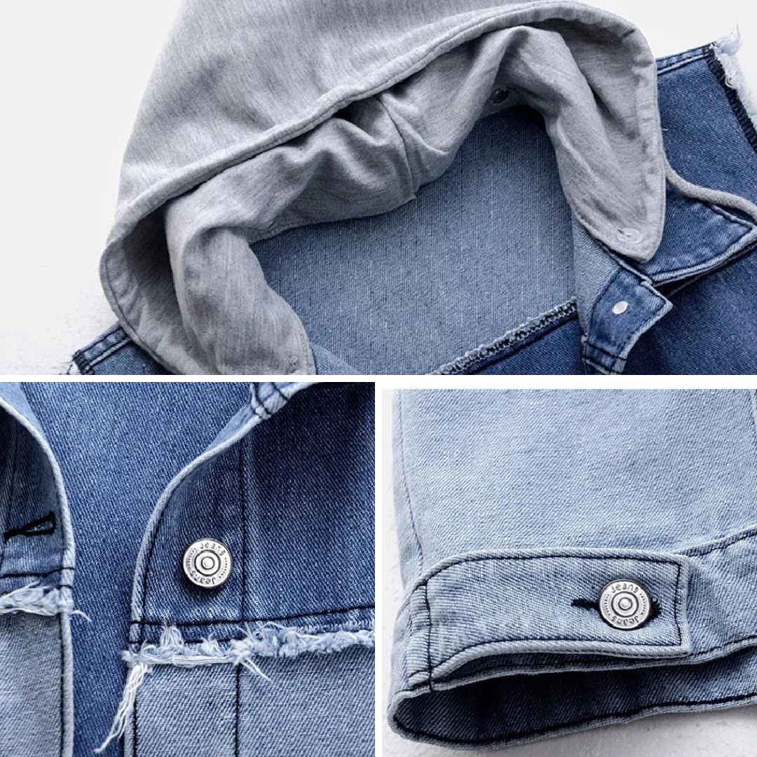 Dan Wellington Hooded Denim Jacket - Image 3