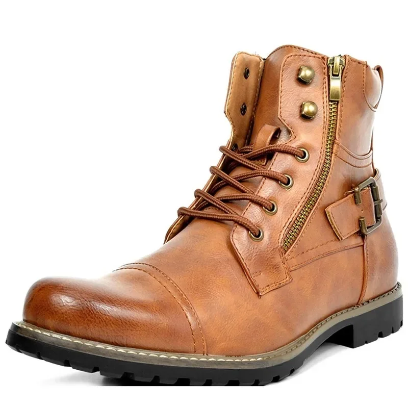 Dan Wellington Lace-up Leather Boots - Image 3