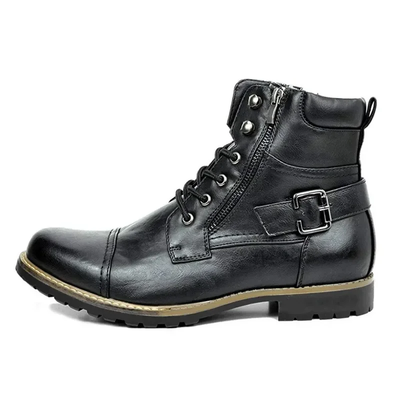 Dan Wellington Lace-up Leather Boots - Image 4