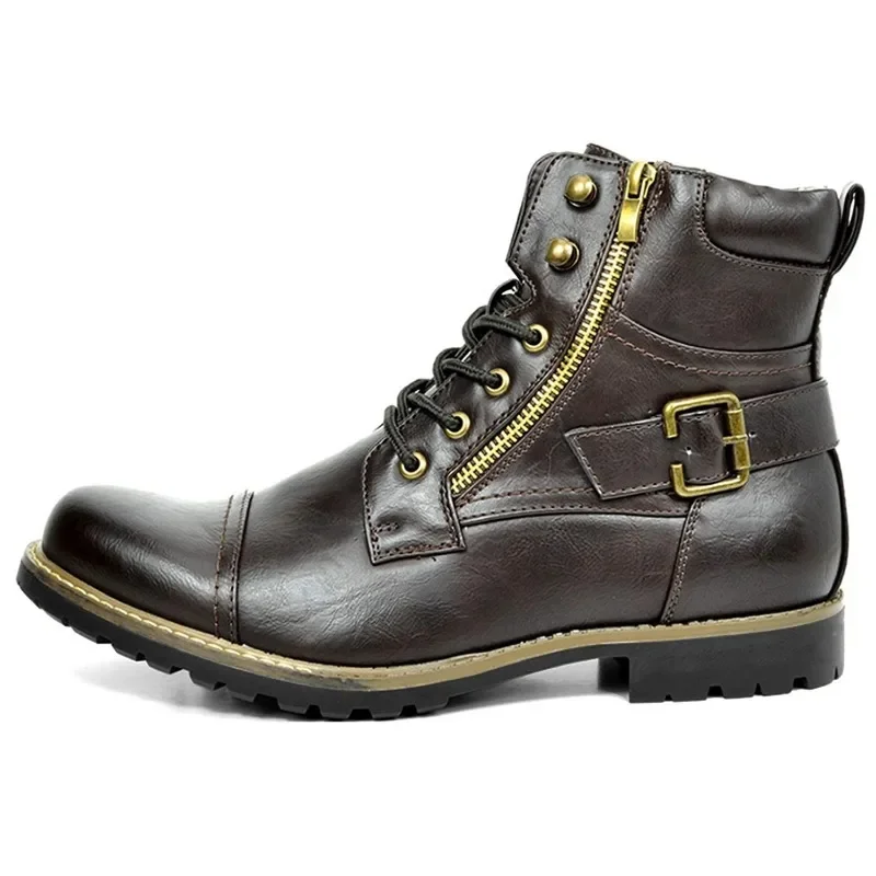 Dan Wellington Lace-up Leather Boots - Image 5