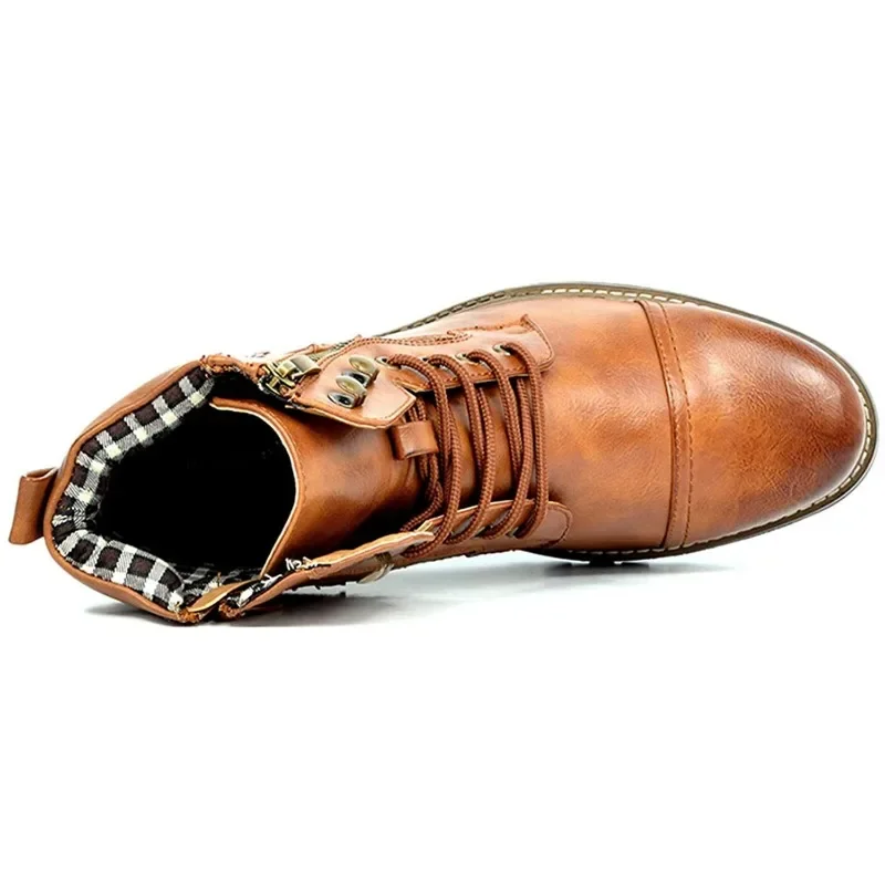 Dan Wellington Lace-up Leather Boots - Image 6
