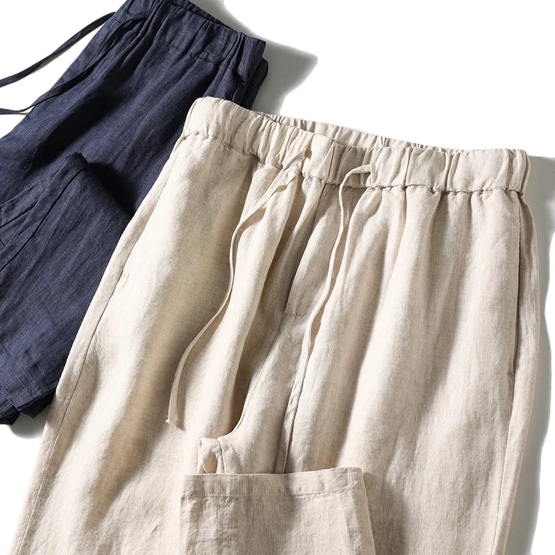 Dan Wellington 100% Linen Trousers - Image 3