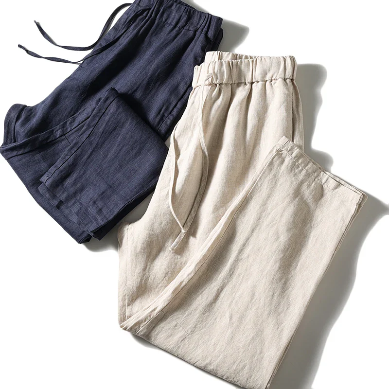 Dan Wellington 100% Linen Trousers - Image 4