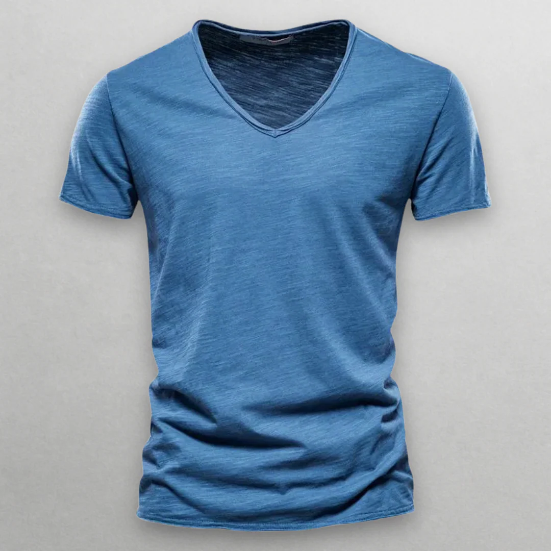 Dan Wellington V-Neck Cotton Shirt