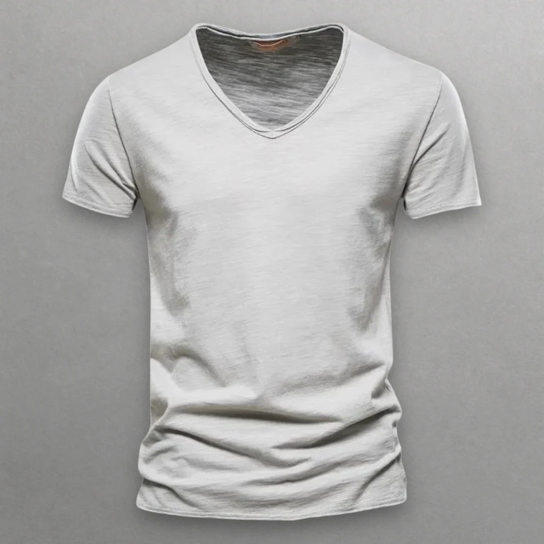 Dan Wellington V-Neck Cotton Shirt - Image 2