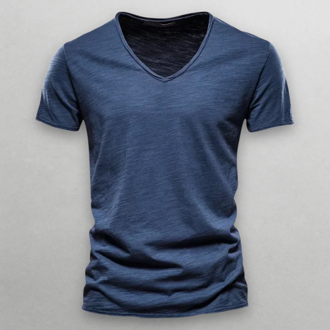 Dan Wellington V-Neck Cotton Shirt - Image 4