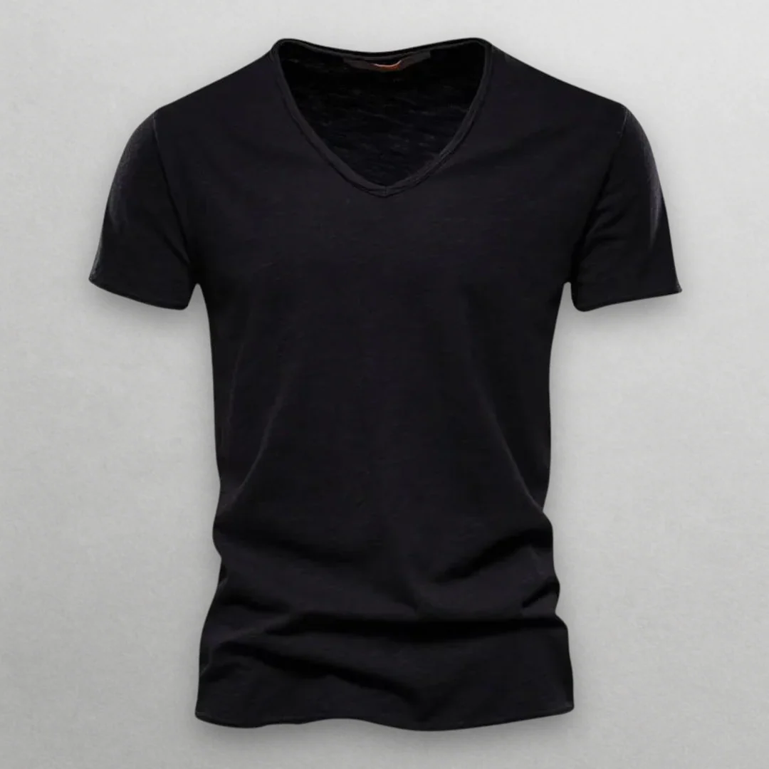 Dan Wellington V-Neck Cotton Shirt - Image 5