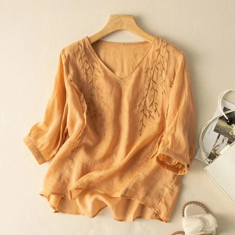 Dana Rose Linen Shirt - Image 2