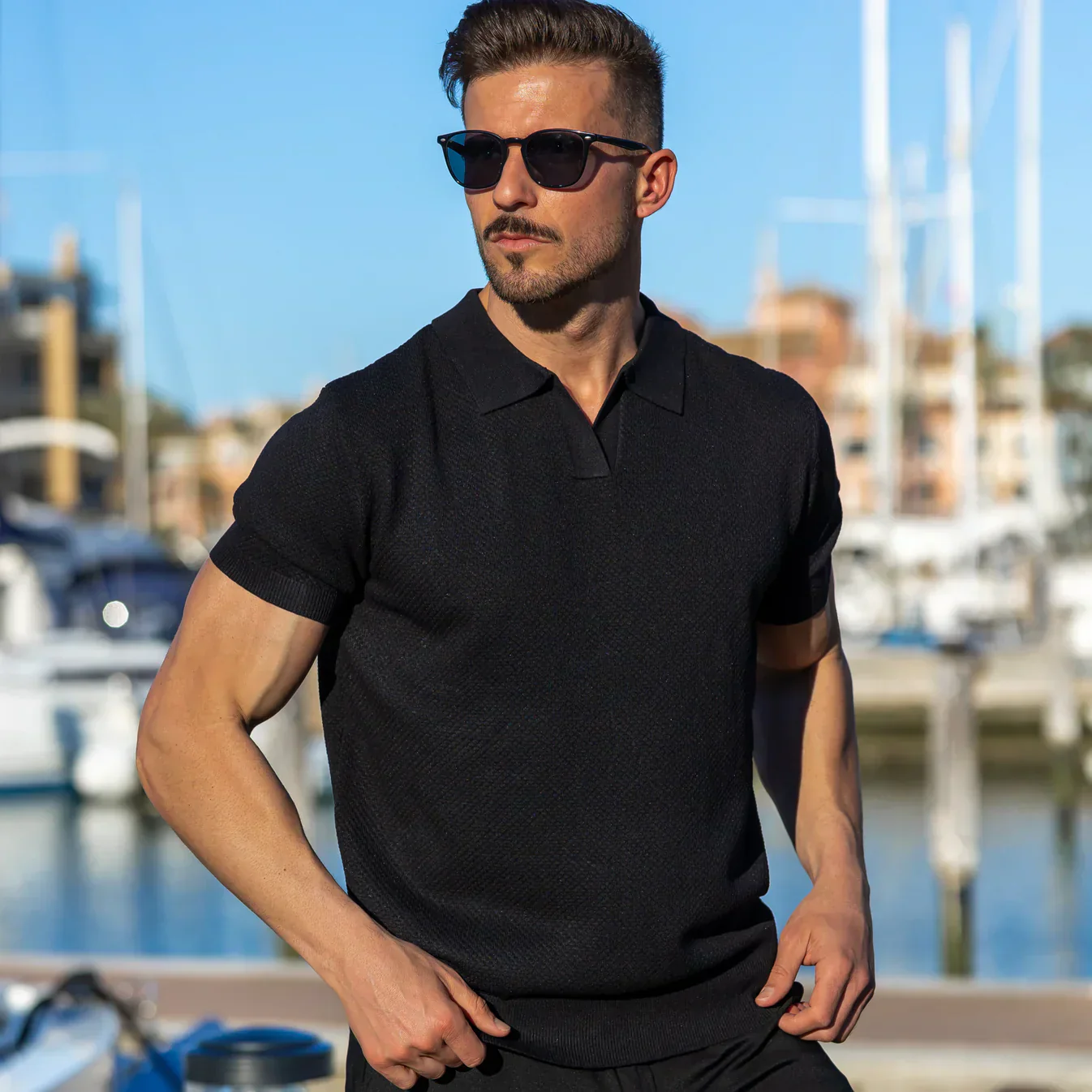 DANIELE V-Neck Polo - Image 10