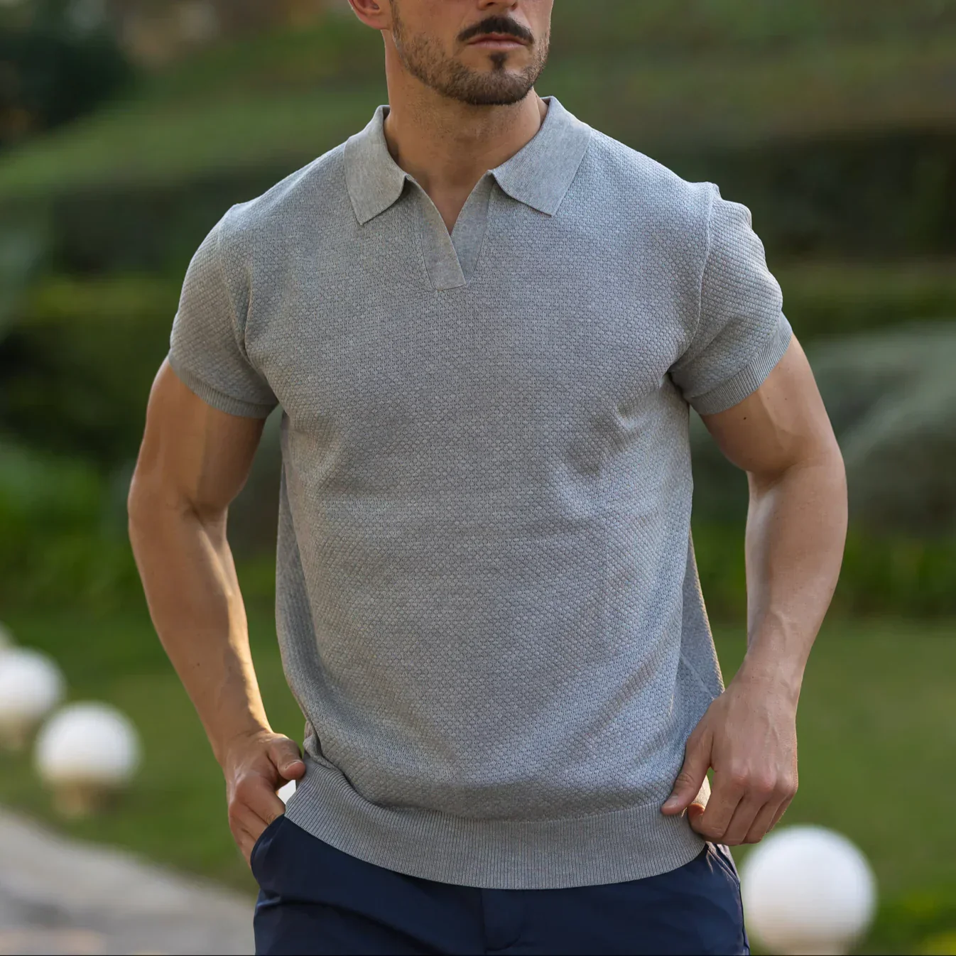 DANIELE V-Neck Polo - Image 11