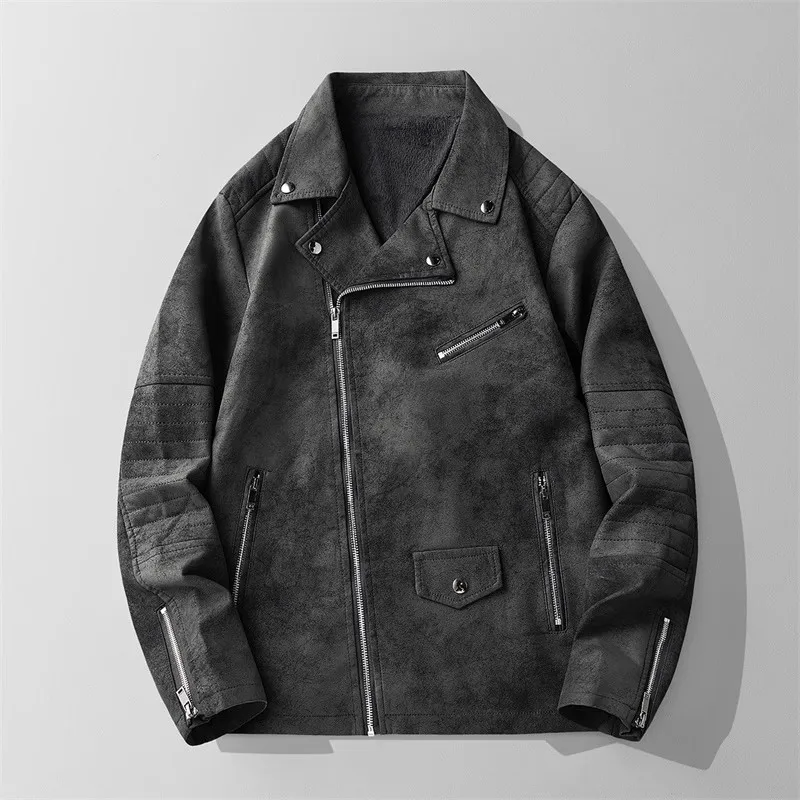 Dave Harrington Leather Moto Jacket
