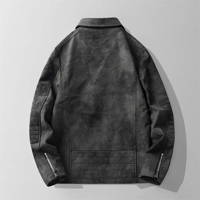 Dave Harrington Leather Moto Jacket - Image 2