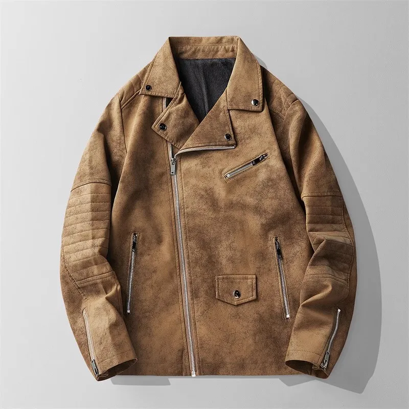 Dave Harrington Leather Moto Jacket - Image 5