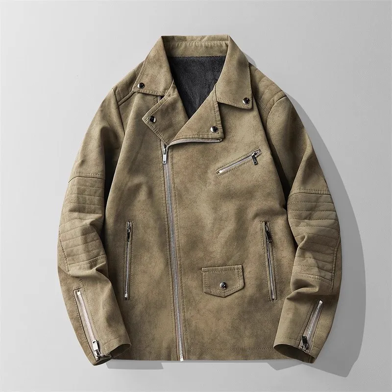 Dave Harrington Leather Moto Jacket - Image 6