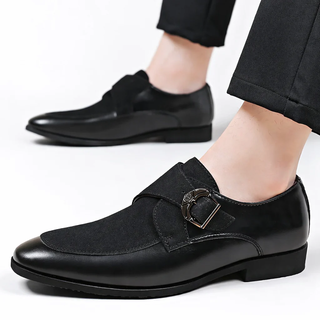 Don Harrison Suede Monk Shoe - Image 4