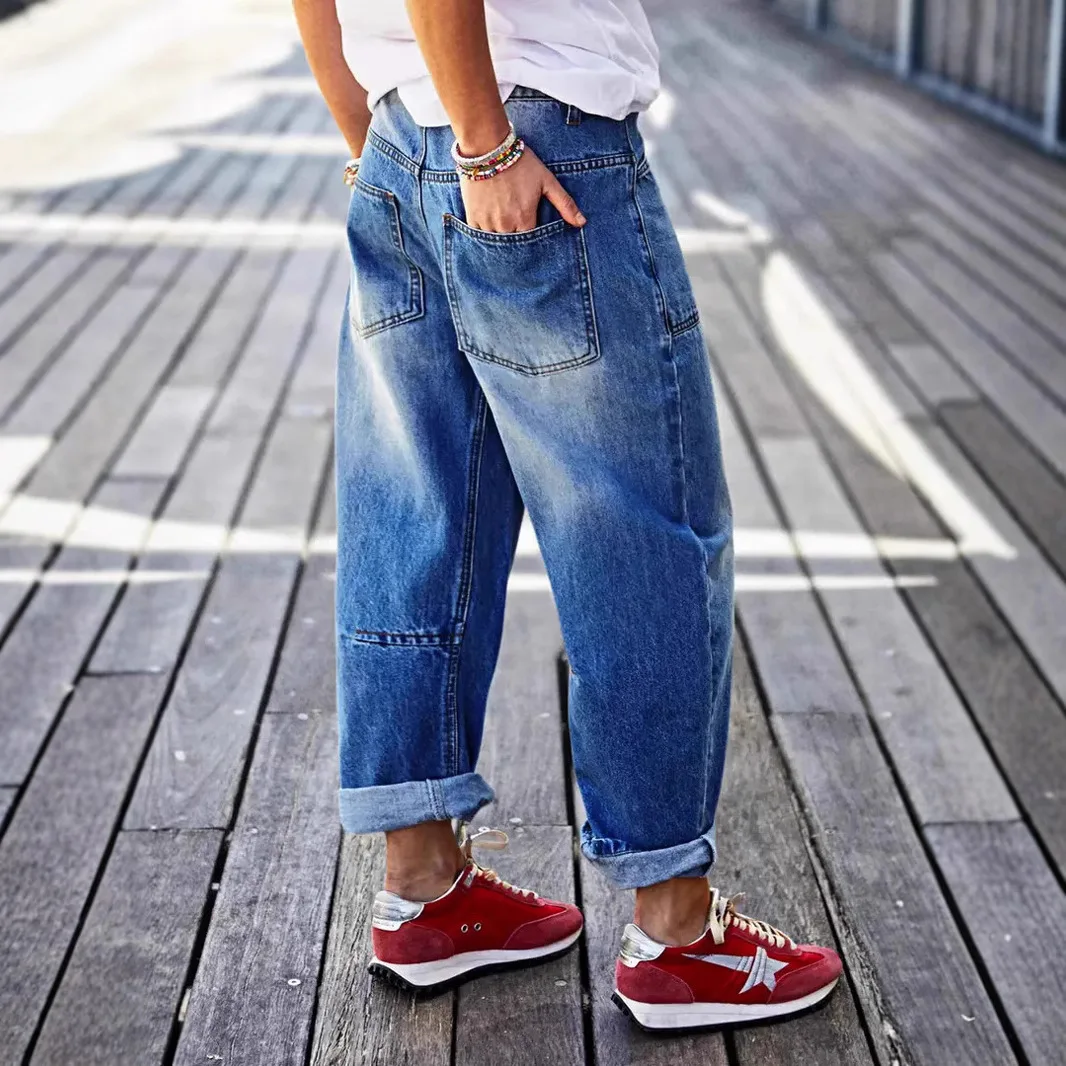 Helga Elastic Wide Leg Jeans - Image 3