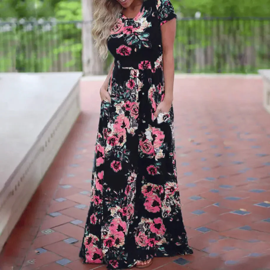 Emily Myers Floral Maxi Dress