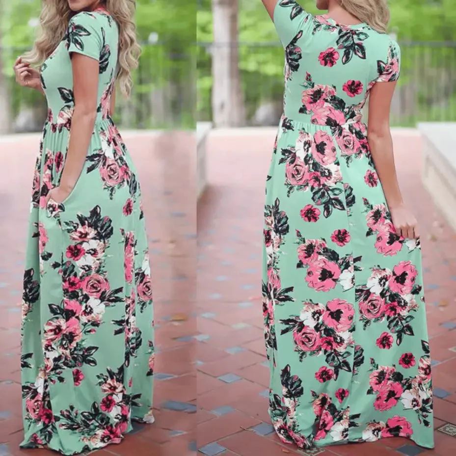 Emily Myers Floral Maxi Dress - Image 2