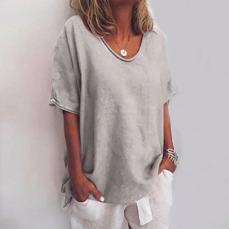 Emma Rose Relaxed Linen Shirt - Image 2