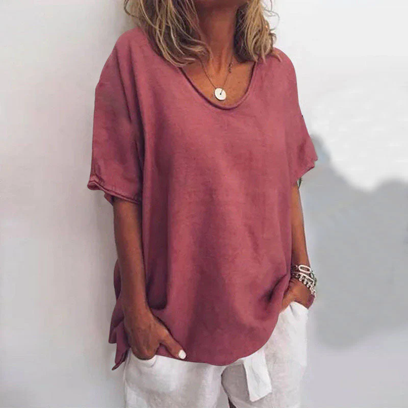 Emma Rose Relaxed Linen Shirt - Image 3
