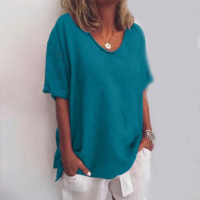 Emma Rose Relaxed Linen Shirt - Image 5