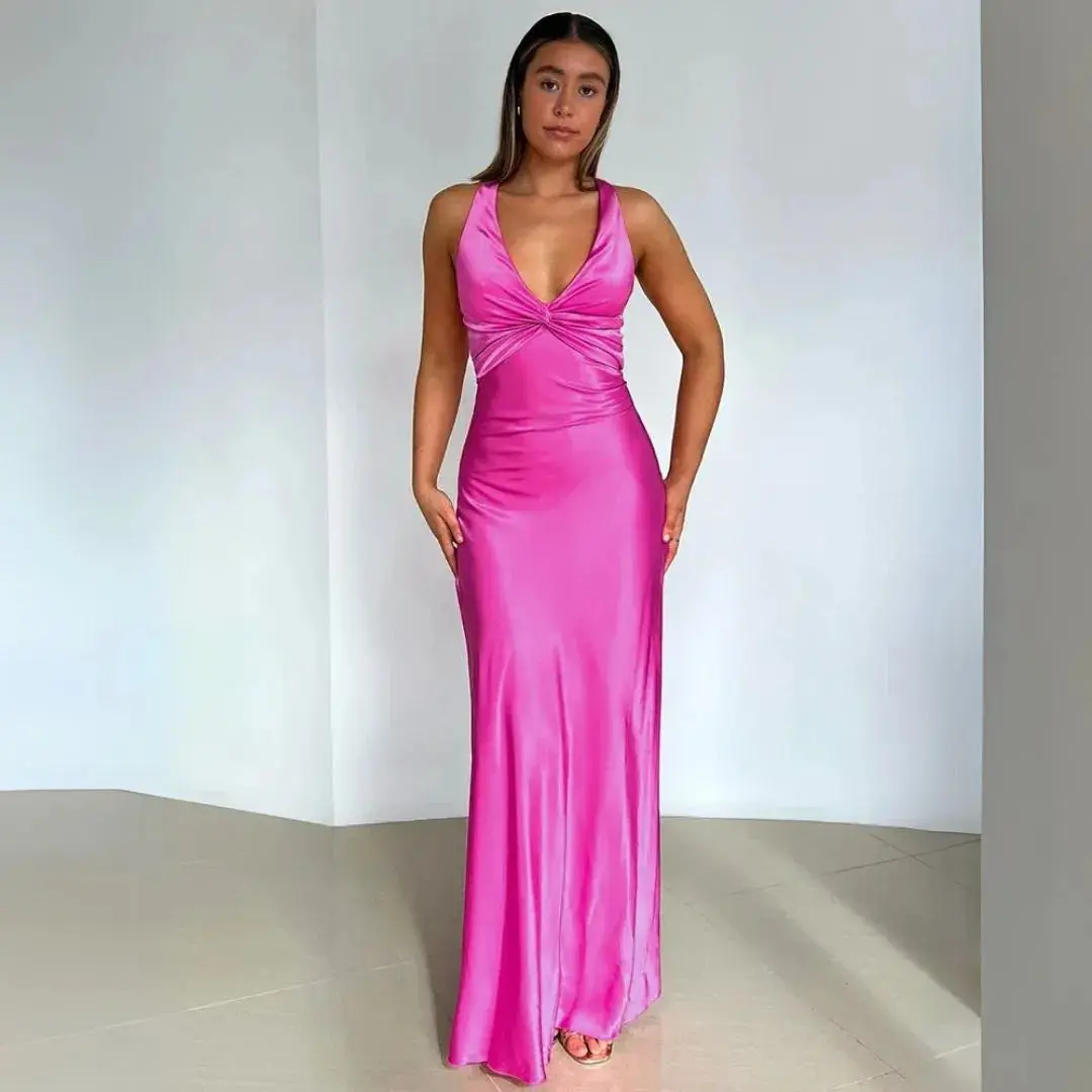 Emma Rose Twist Maxi Dress - Image 3