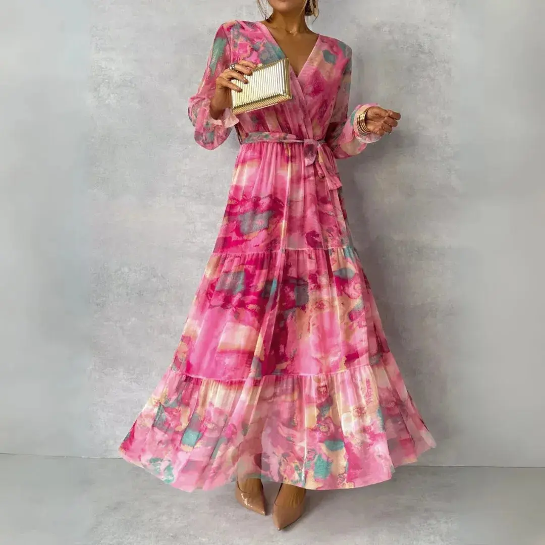 Emma Rose V-Neck Maxi Dress