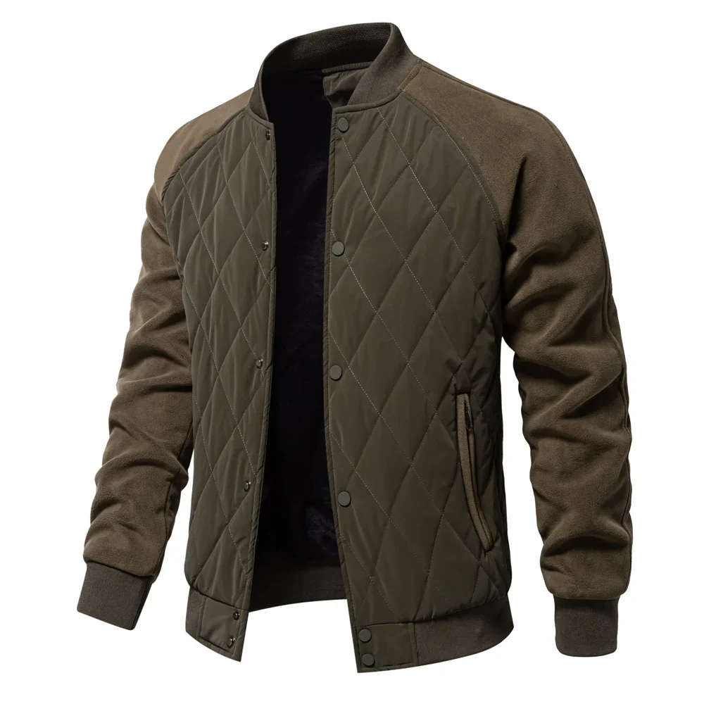 Ethan Cole Fleece Bomber Jacket - Image 3