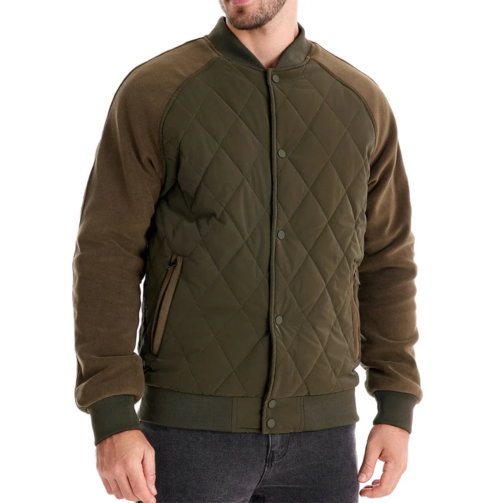 Ethan Cole Fleece Bomber Jacket - Image 5