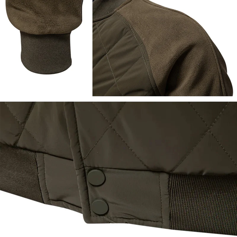 Ethan Cole Fleece Bomber Jacket - Image 6