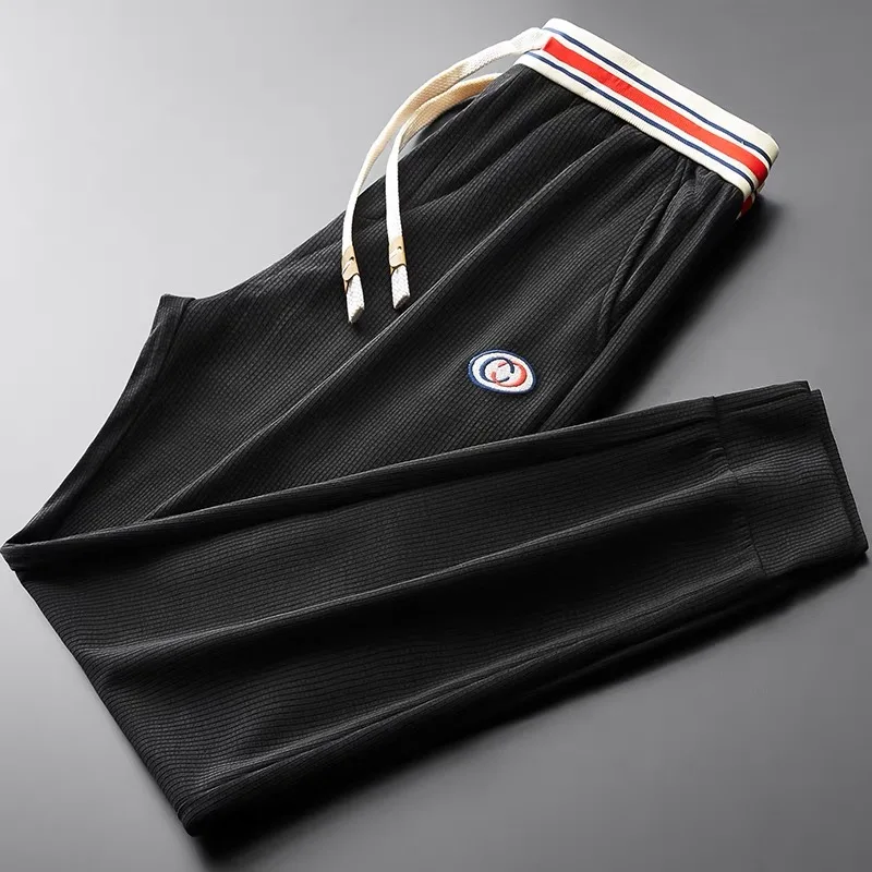 Ethan Cole Striped Rib Joggers - Image 5